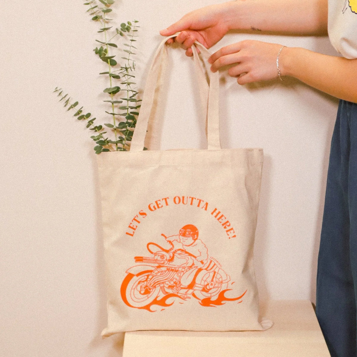 Baddie Biker Tote Bag