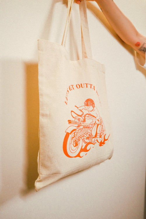 Baddie Biker Tote Bag