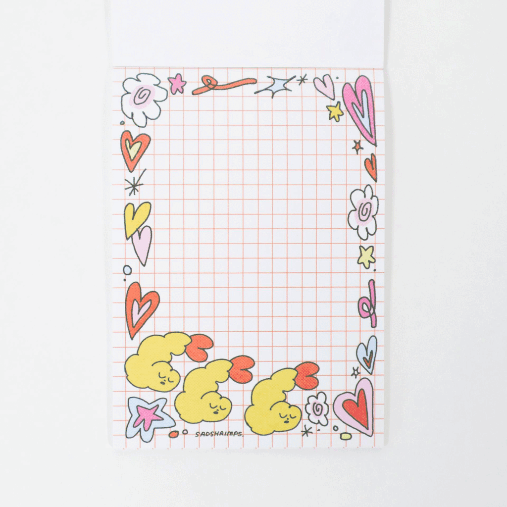 Checkered Decora Memo Pad