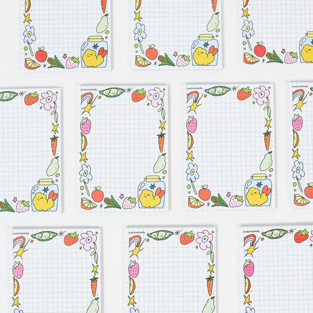 Checkered Decora Memo Pad
