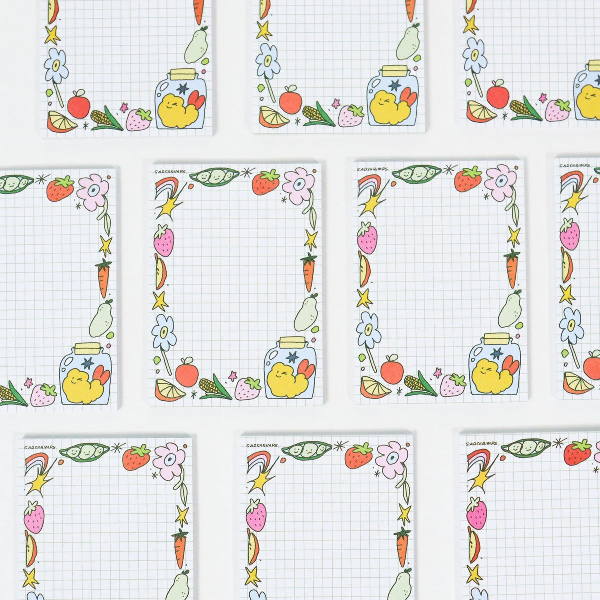 Checkered Decora Memo Pad