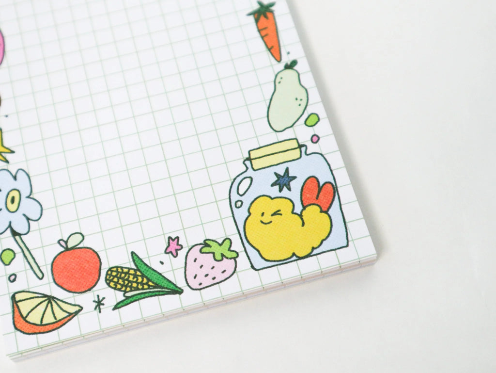 Checkered Decora Memo Pad
