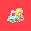 Dilly Dally Sticker