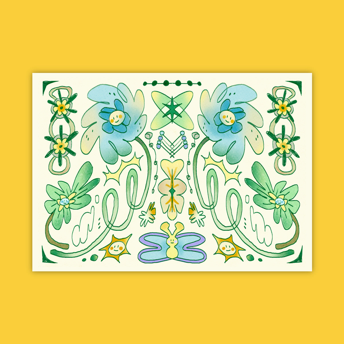 Flower Tapestry Print