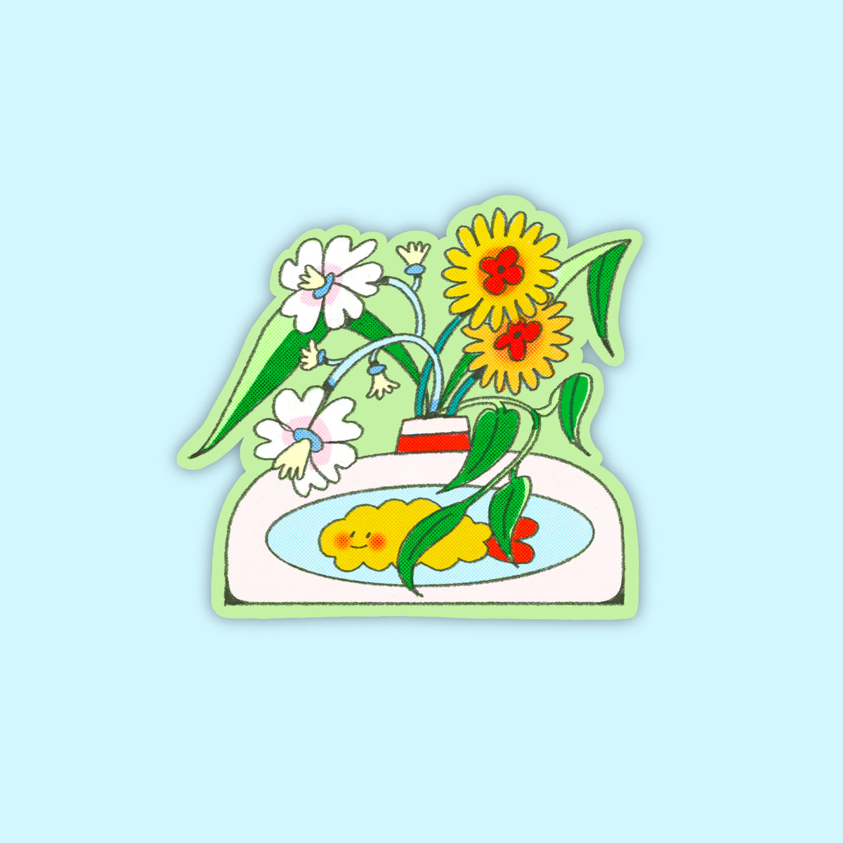 Fresh Blooms Sticker