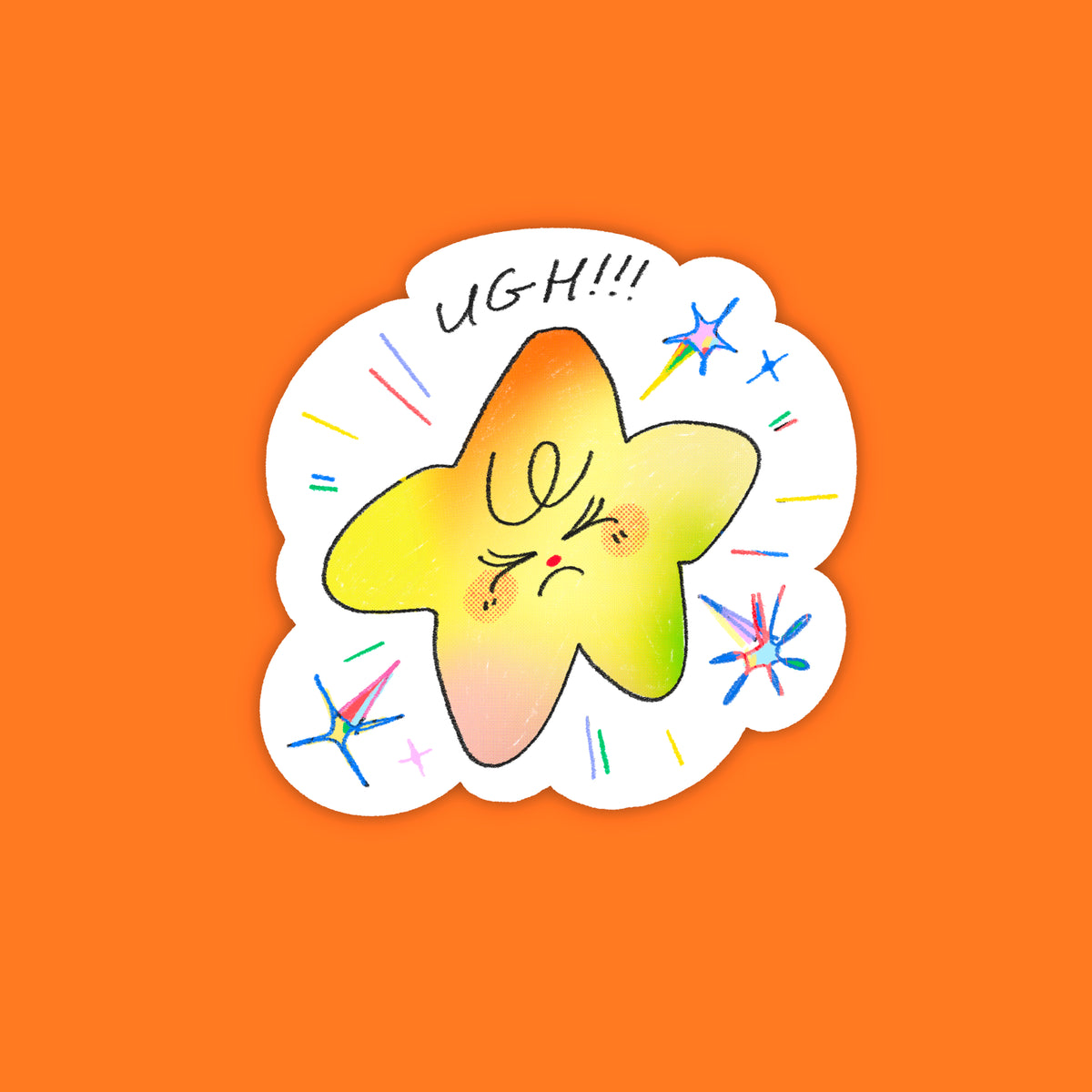 Frustration Sticker