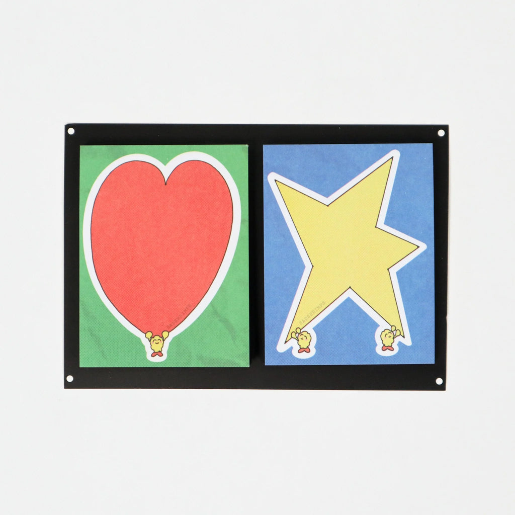 Heart & Star Notepad
