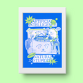 F*ck Artificial Intelligence Risograph