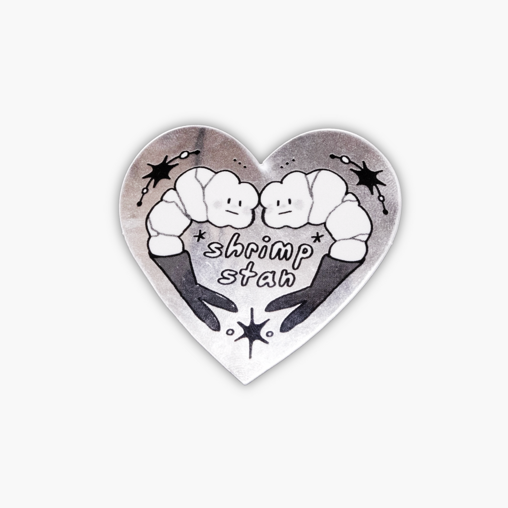 Shrimp Stan Mirror Sticker