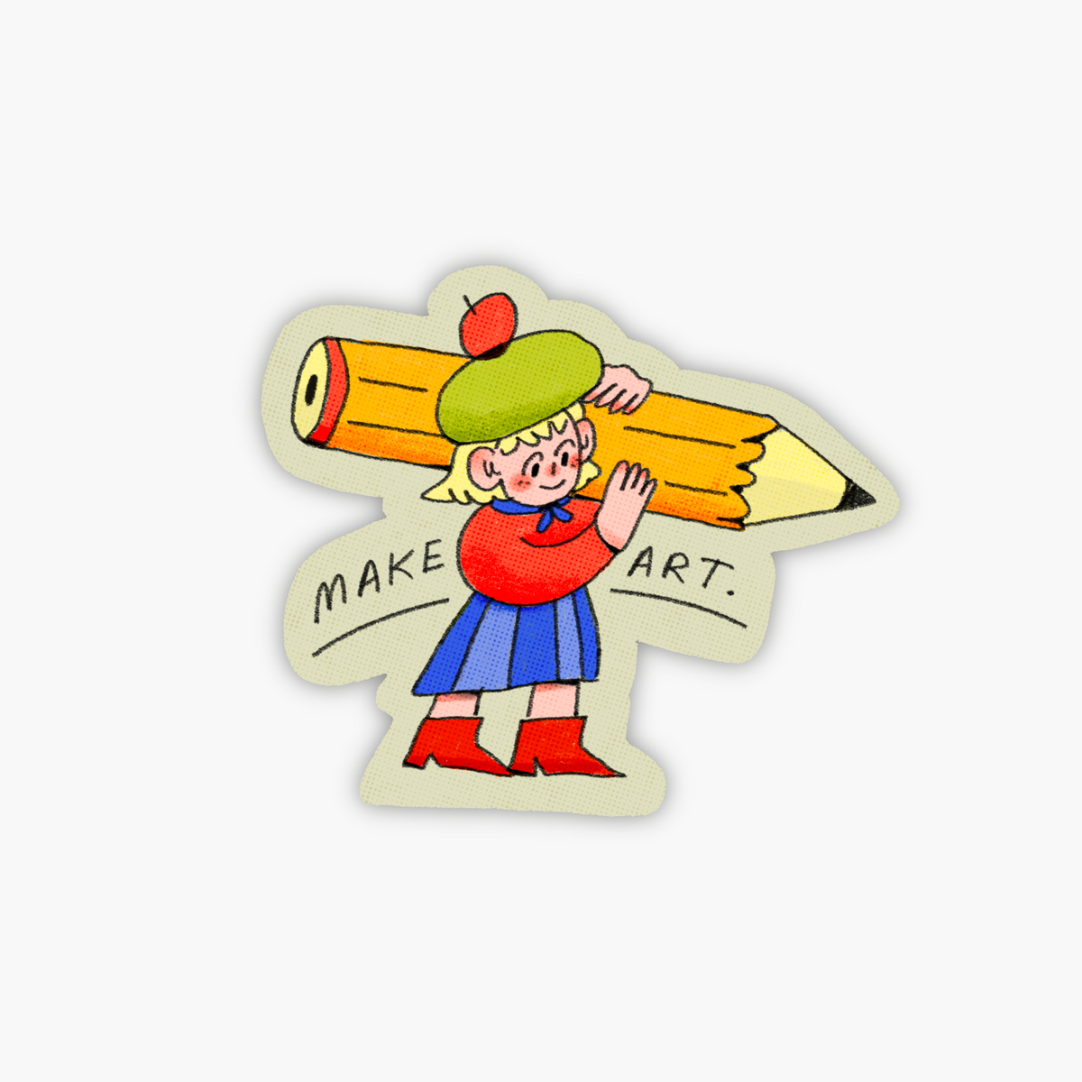"Make Art" Sticker
