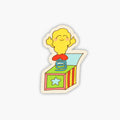 Shrimp in a Box Sticker