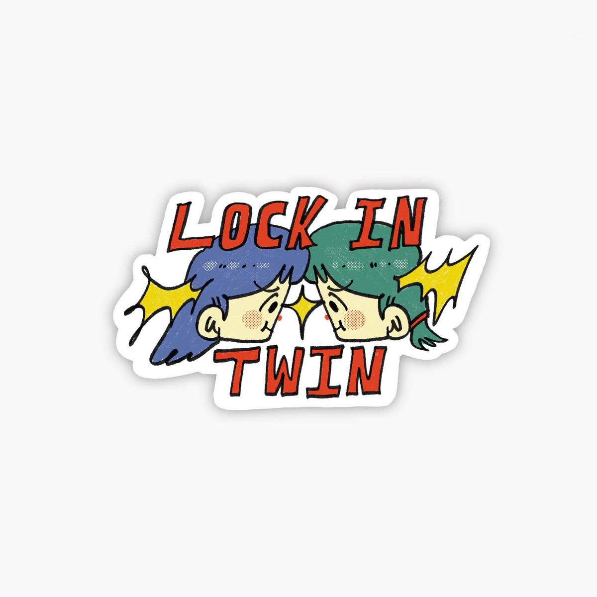 Lock In Twin Sticker
