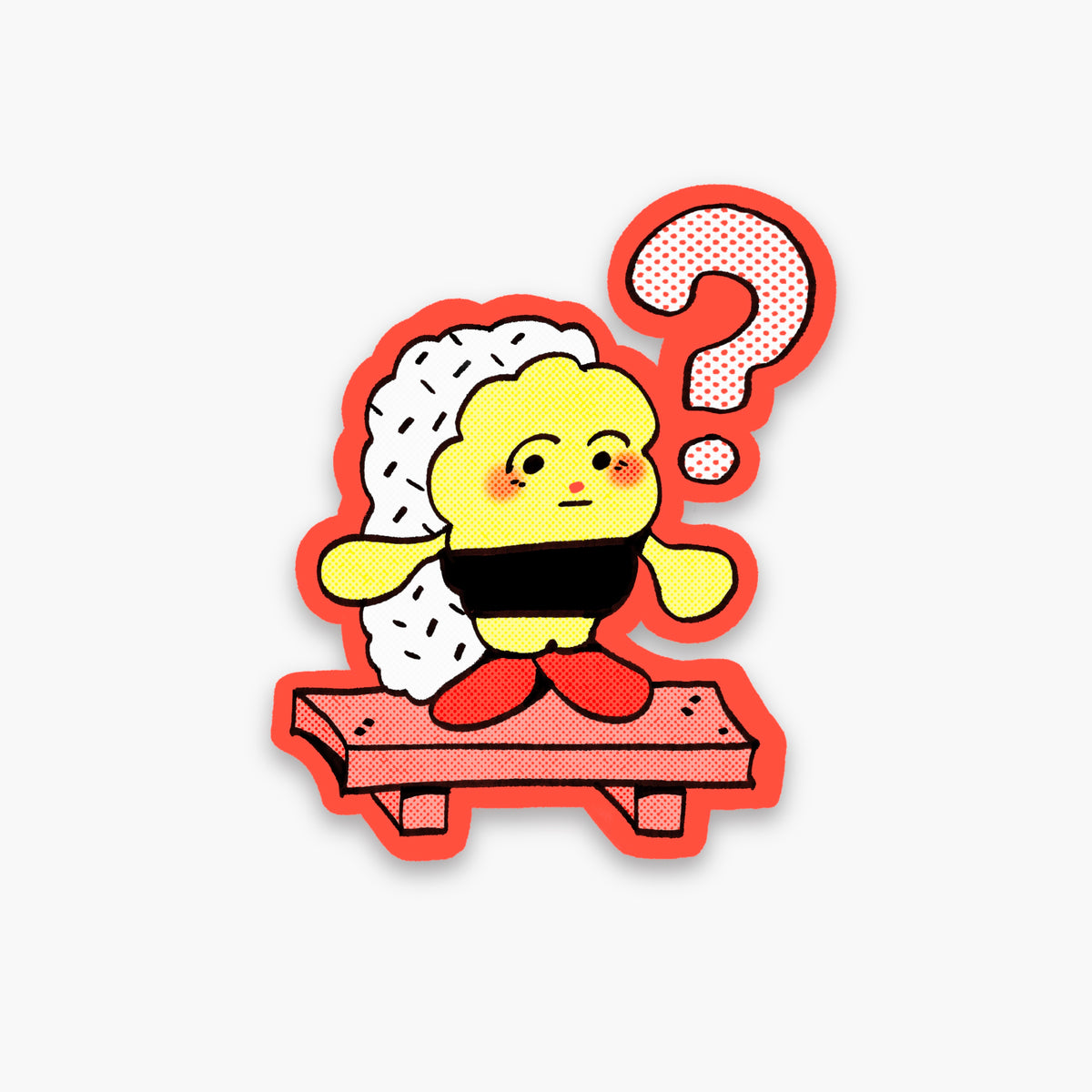 Stunned Sushi Sticker