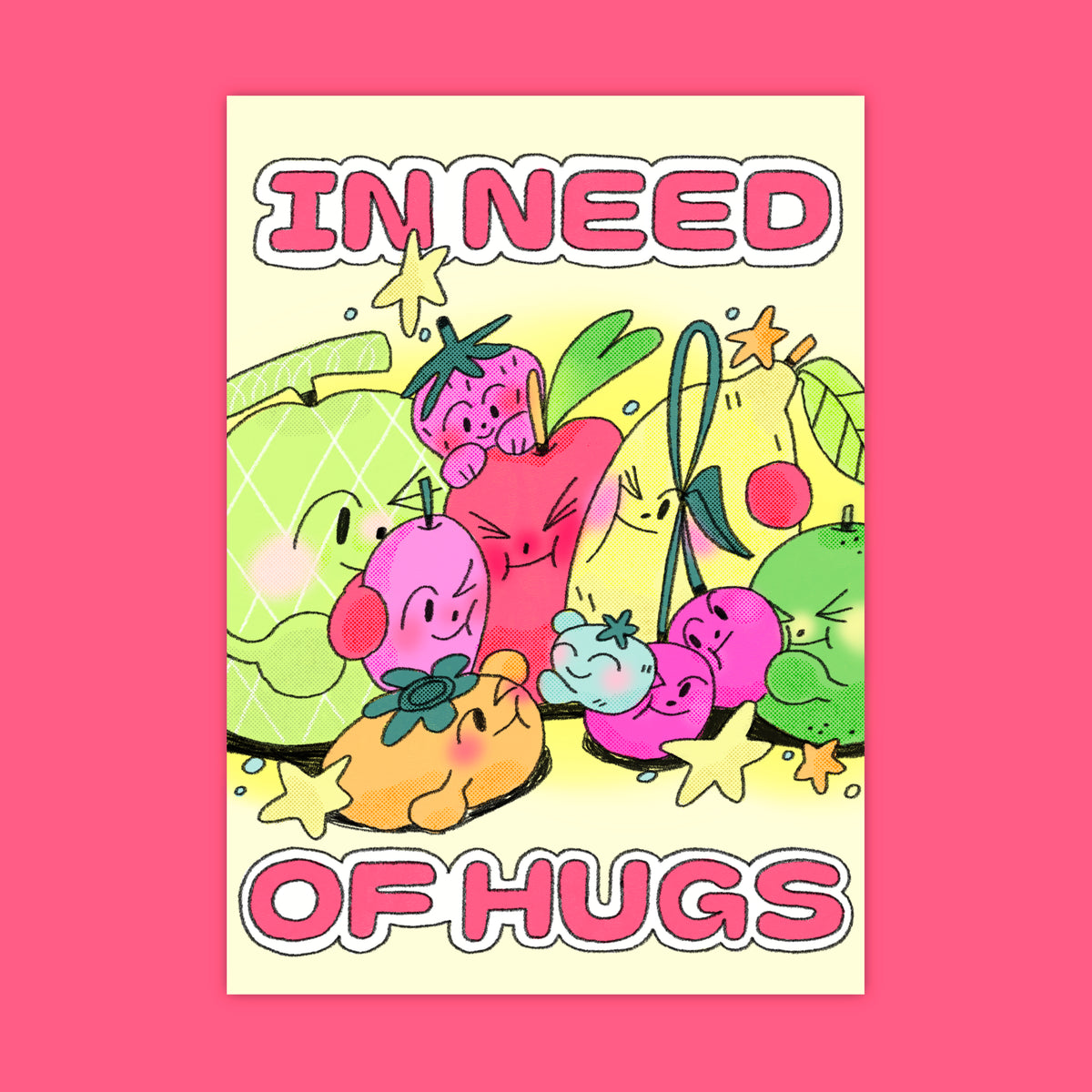 Let's Hug Print