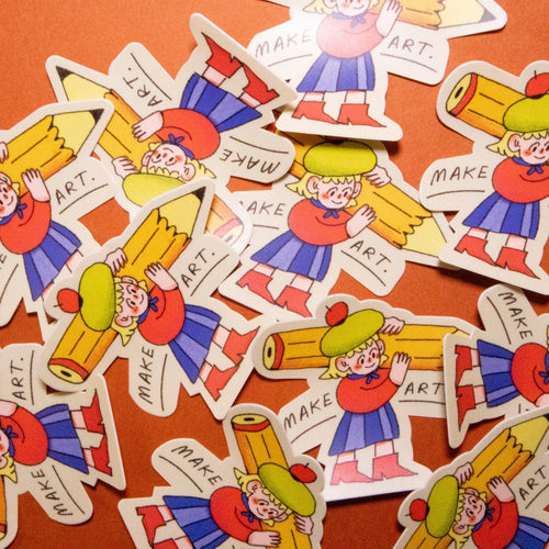 "Make Art" Sticker