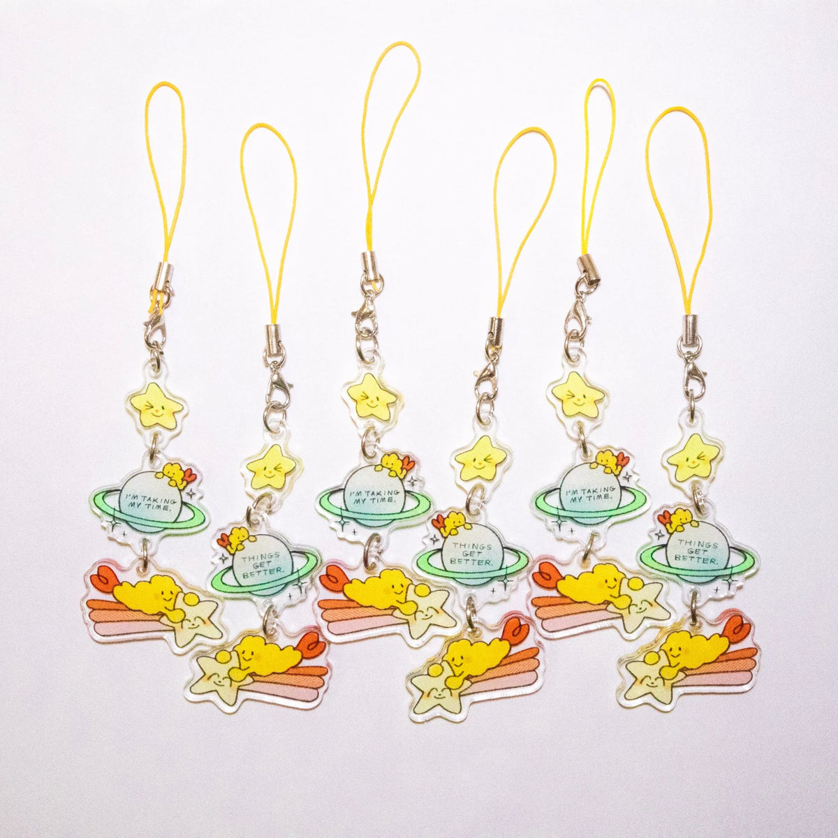 Peace & Love Phone Charm