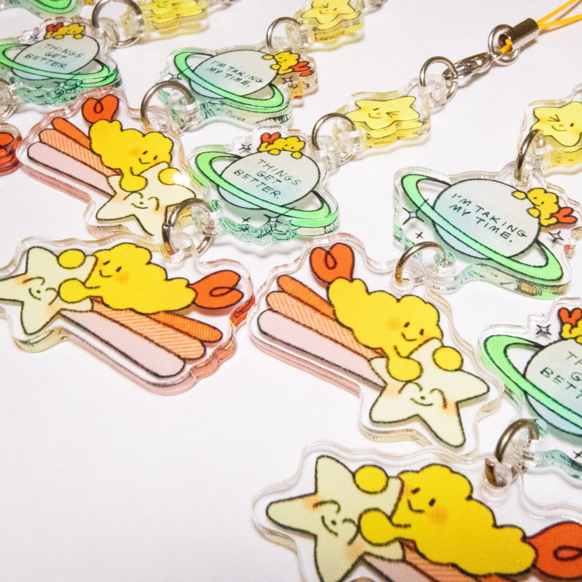 Peace & Love Phone Charm