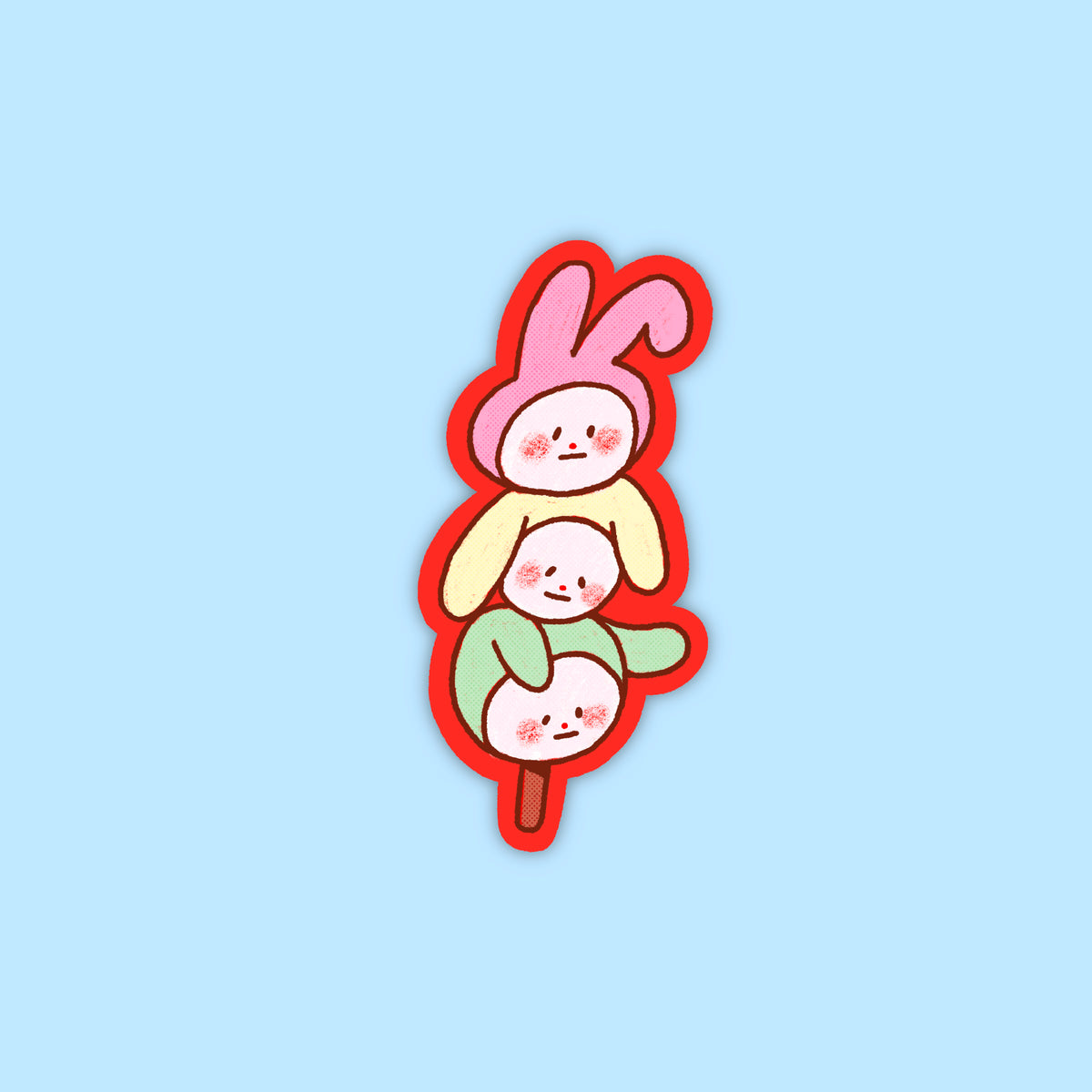 Rabbit Dango Sticker
