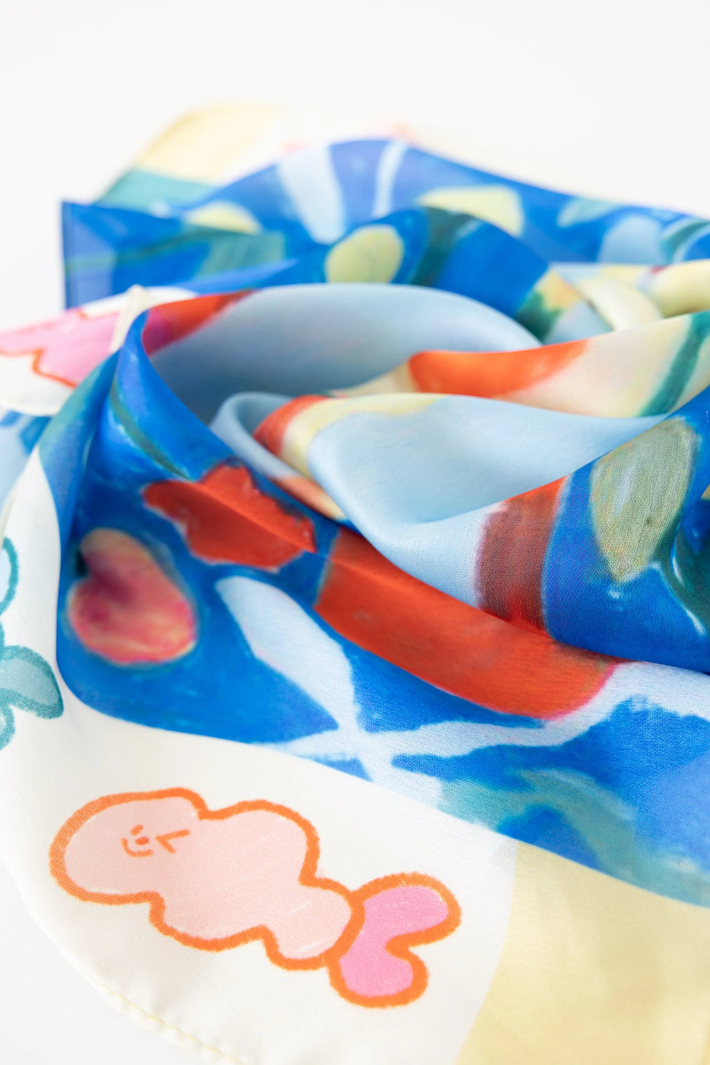 Sour Flower Silk Bandana