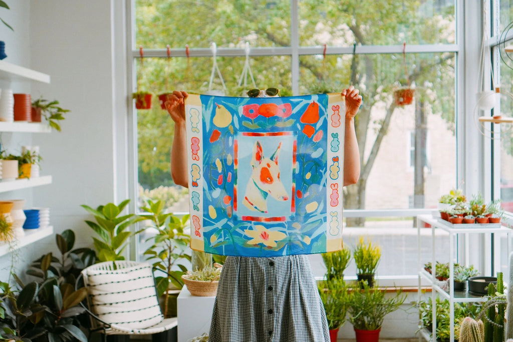 Sour Flower Silk Bandana