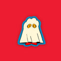 Spooky Shrimp Sticker