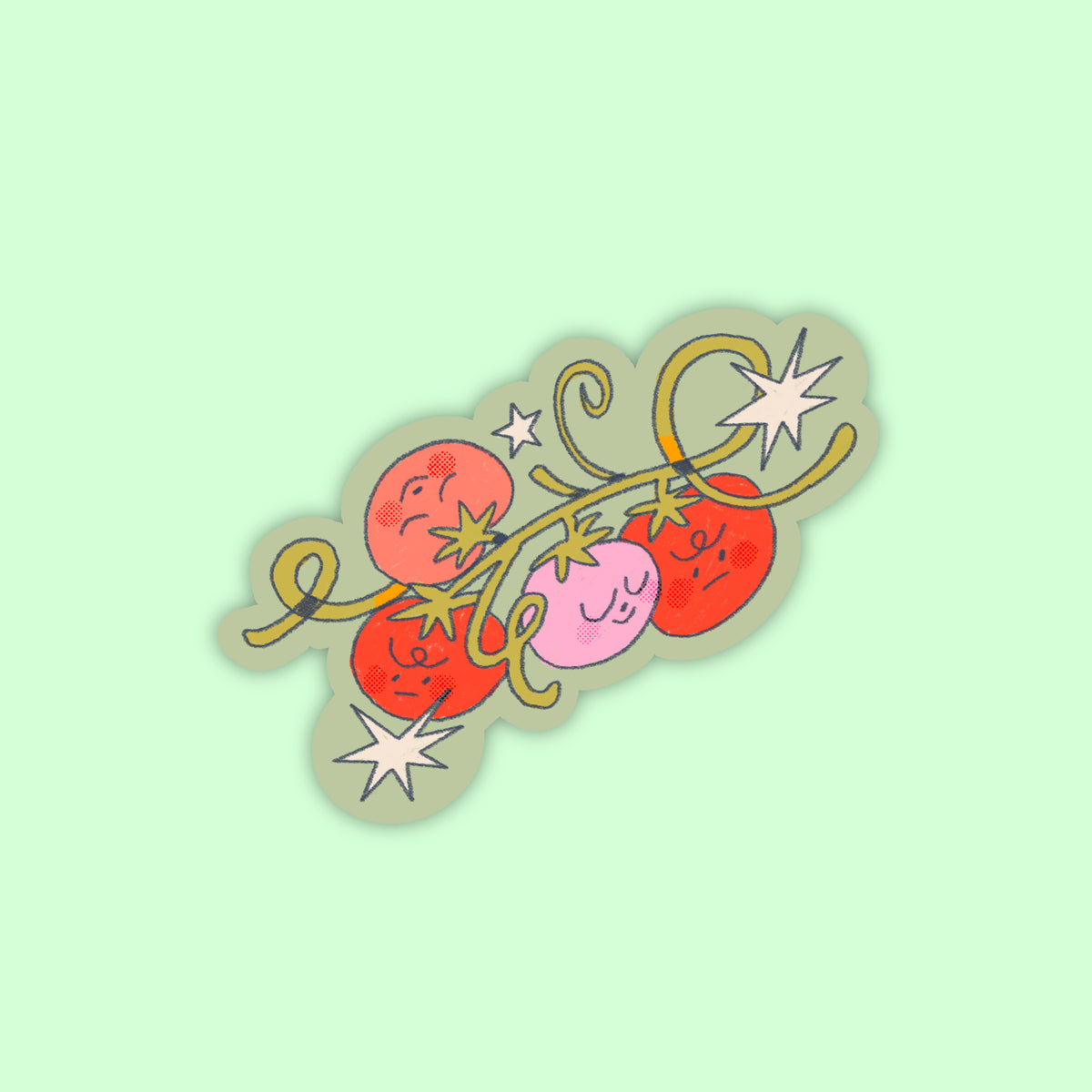 Tomato Bunch Sticker