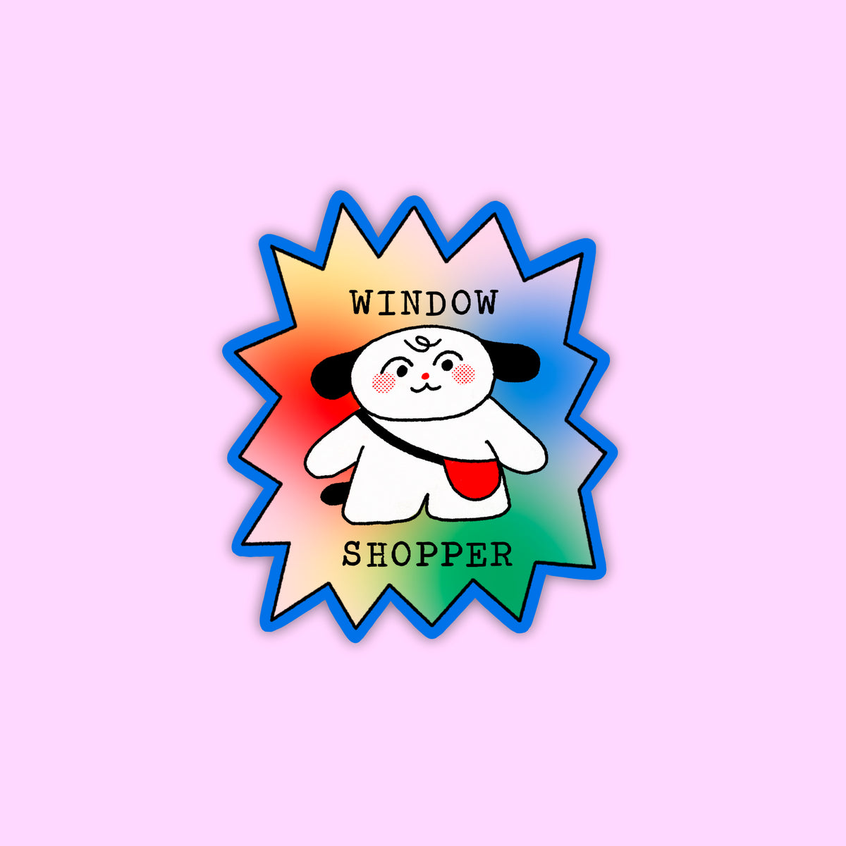 Window Shopper Sticker