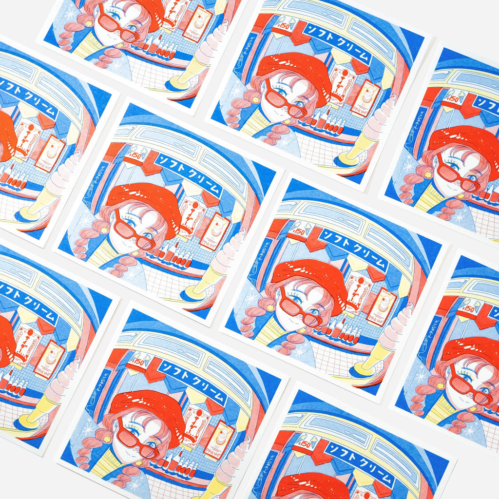 Ice Cream Risograph